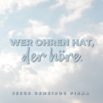 Wer Ohren hat, der höre - Wacht auf!